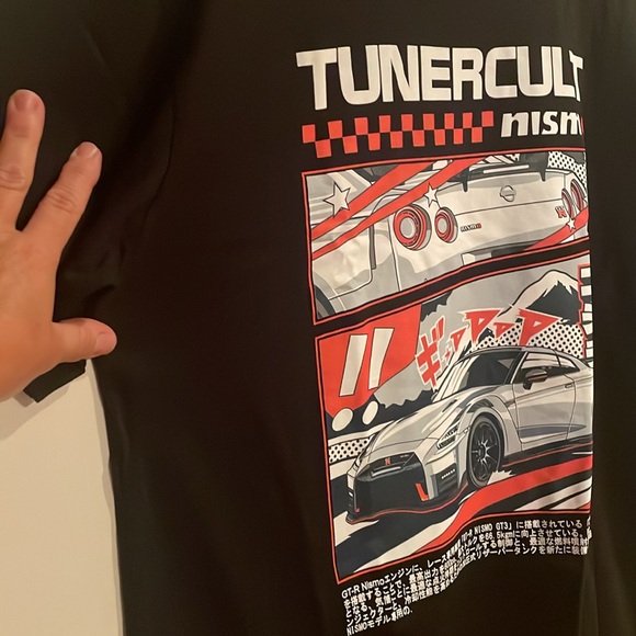 Men's Size Large Short Sleeve Tee Tuner Cult GT nism design-NEW - Picture 9 of 12